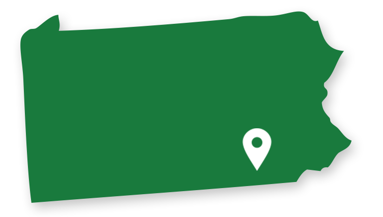 Find us in New Providence, PA